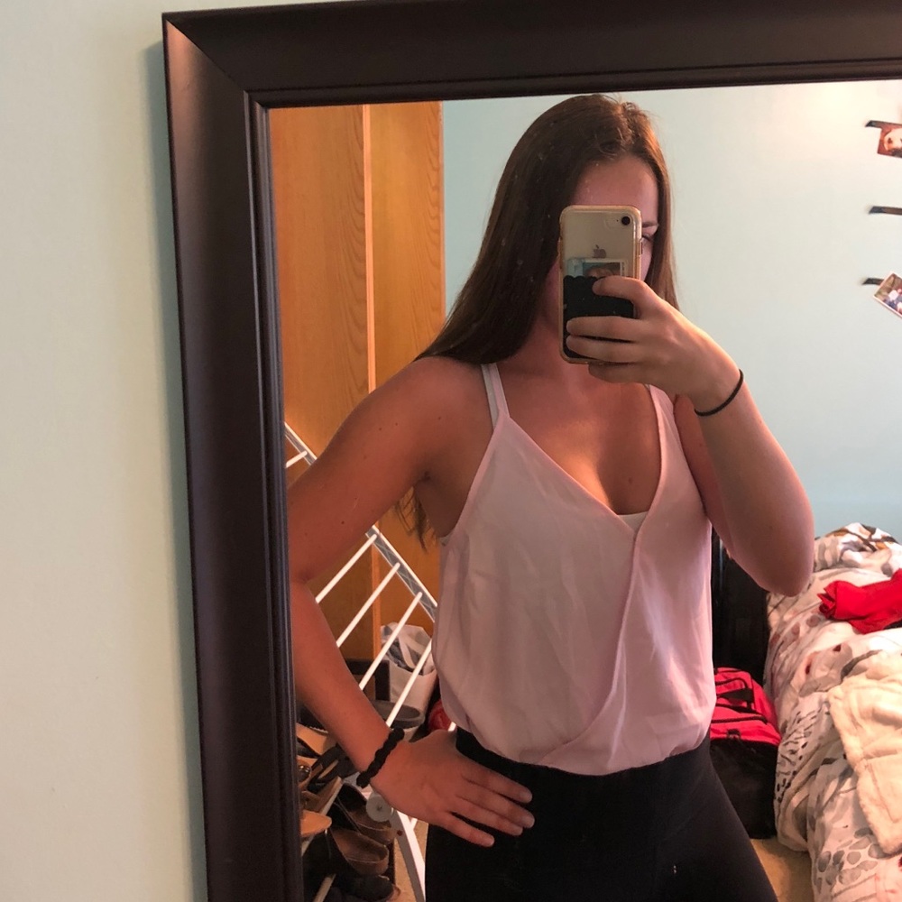 F21 Baby pink body suit